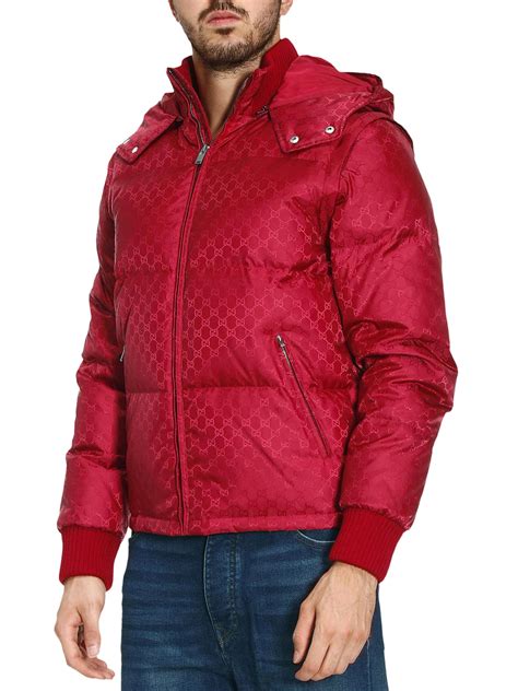 gucci jacket red|gucci black puffer jacket.